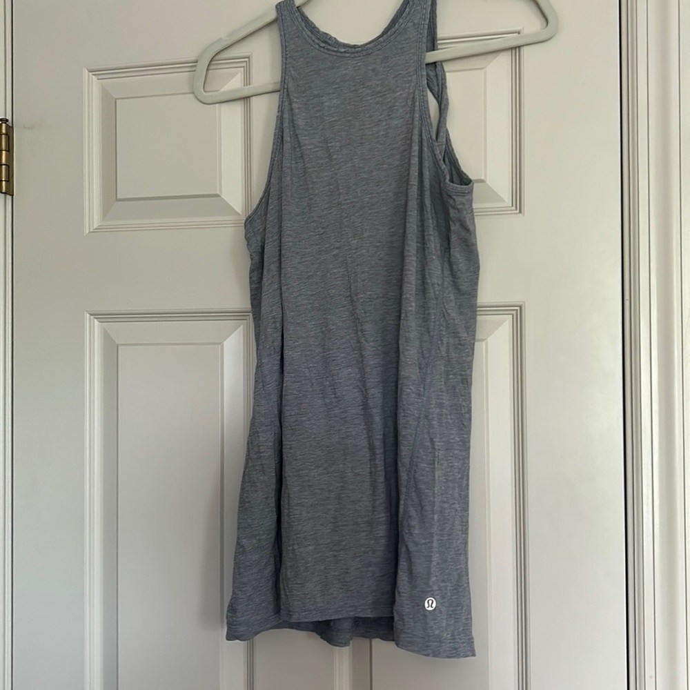 lulu lemon gray tank top